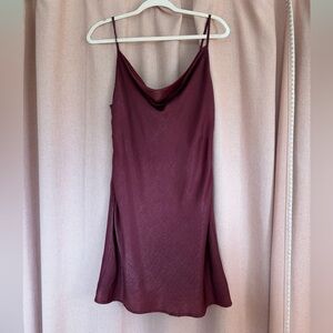 Altar'd State Rich Burgundy Dress